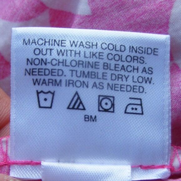 HANNA ANDERSSON Dress, 90/3T, Smock, Sleeveless, Pink/White, Scalloped print - Picture 9 of 10